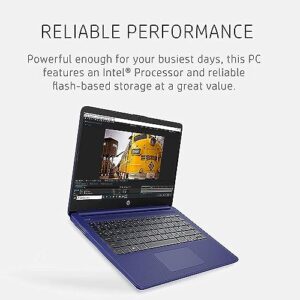 HP Stream Laptop 2023 Newest 14" HD Display, Intel Celeron N4120 Processor, 16GB RAM, 192GB Storge (64GB EMMC+128GB SD Card), ‎Intel UHD Graphics 600, Webcam, Wi-Fi, Windows 11 Home in S Mode