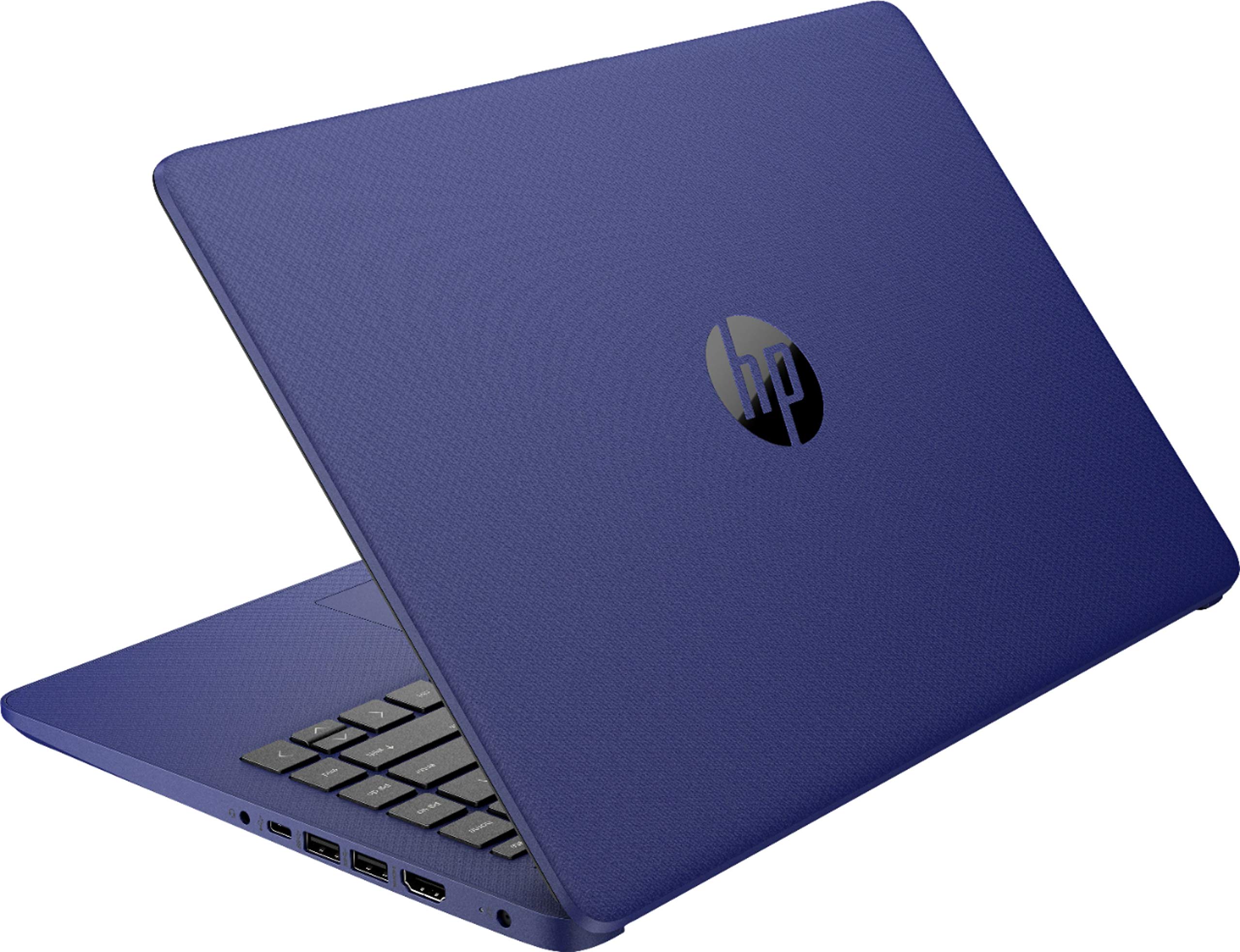 HP Stream Touchscreen Laptop,14 HD(1366x768) Display, Intel Celeron N4020, 2-Core, 2.8 GHz,4GB RAM, 128GB Storage(64GB eMMC+64GB Card), 1-Year Microsoft 365, Win11, Indigo Blue, W/GaLiMu