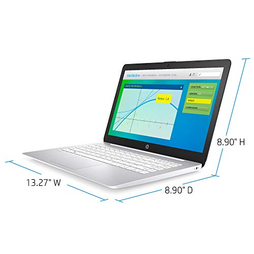 HP Stream 14-inch HD Touchscreen Laptop, Intel Celeron N4000, 4 GB RAM, 64 GB eMMC, Windows 10 Home in S Mode With Office 365 Personal For 1 Year (14-cb193nr, Diamond White)