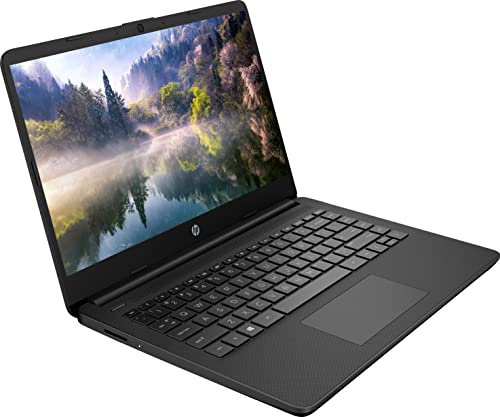 HP Stream 14 HD(1366x768) Laptop, Intel Celeron N4120, 2-Core,2.6 GHz, 8GB DDR4 RAM, 128GB Storage(64GB eMMC+64GB Card), WiFi, Webcam, Bluetooth, Win11, Jet Black (Renewed)