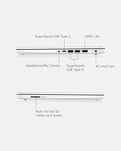 HP Stream 14inch HD Touchscreen Display Laptop, Intel Celeron N4020 Processor, 8GB DDR4 Memory, 128GB Storage (64GB eMMC+64GB Card), WiFiBluetooth,1-Year Microsoft 365,Win 10 S, Snow White|TGC Bundle