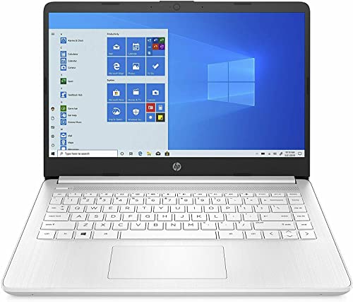 HP Stream 14inch HD Touchscreen Display Laptop, Intel Celeron N4020 Processor, 8GB DDR4 Memory, 128GB Storage (64GB eMMC+64GB Card), WiFiBluetooth,1-Year Microsoft 365,Win 10 S, Snow White|TGC Bundle