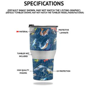 MightySkins Skin Compatible with Stanley The Quencher H2.0 FlowState 40 Oz Tumbler - Donut Binge | Protective, Durable, and Unique Vinyl Decal wrap Cover | Easy to Apply, Remove, and Change Styles