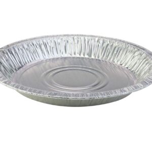 D & W Fine Pack 9-5/8" Rim to Rim Disposable Aluminum Pie Pans #11042 - Case of 500