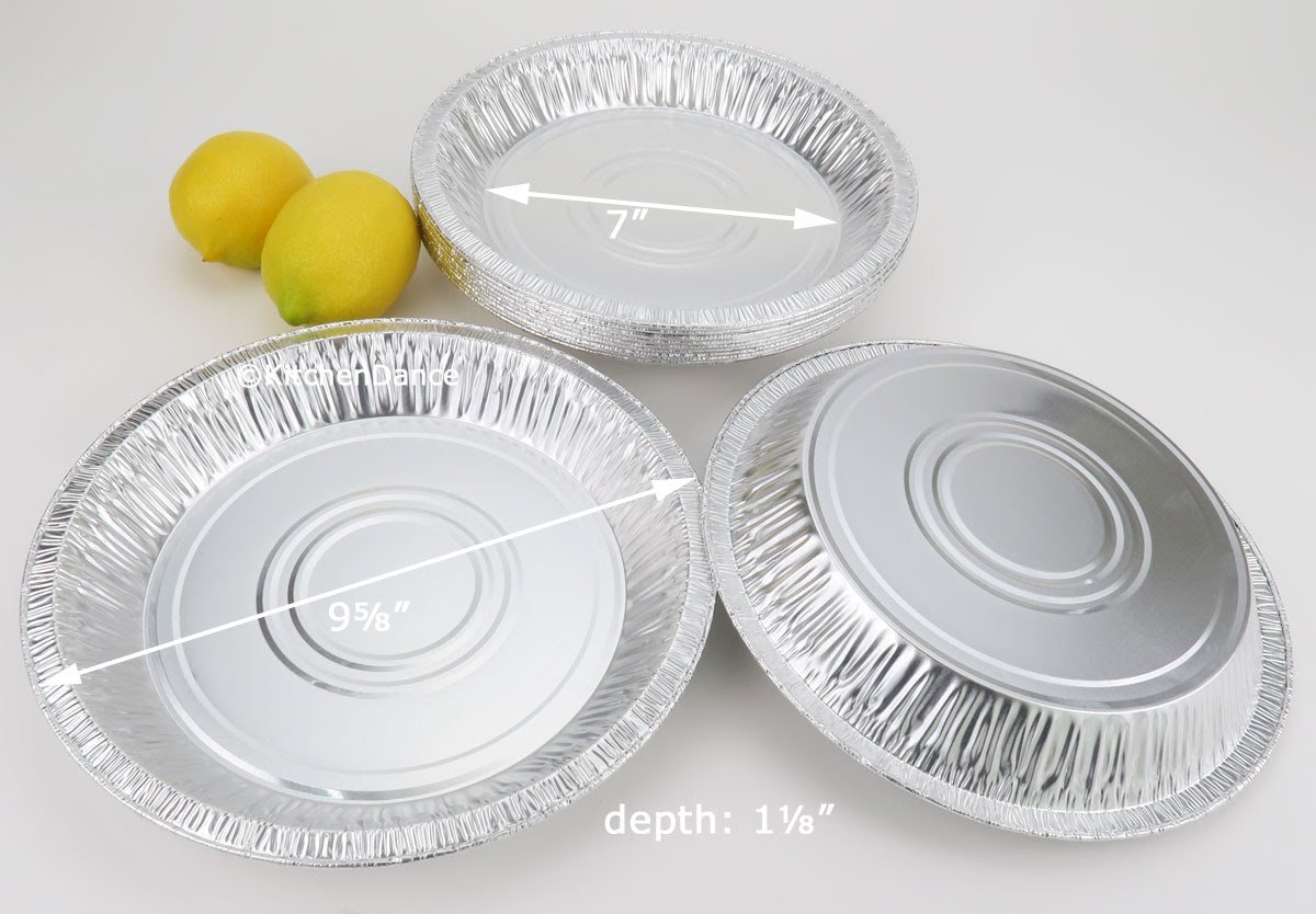 D & W Fine Pack 9-5/8" Rim to Rim Disposable Aluminum Pie Pans #11042 - Case of 500