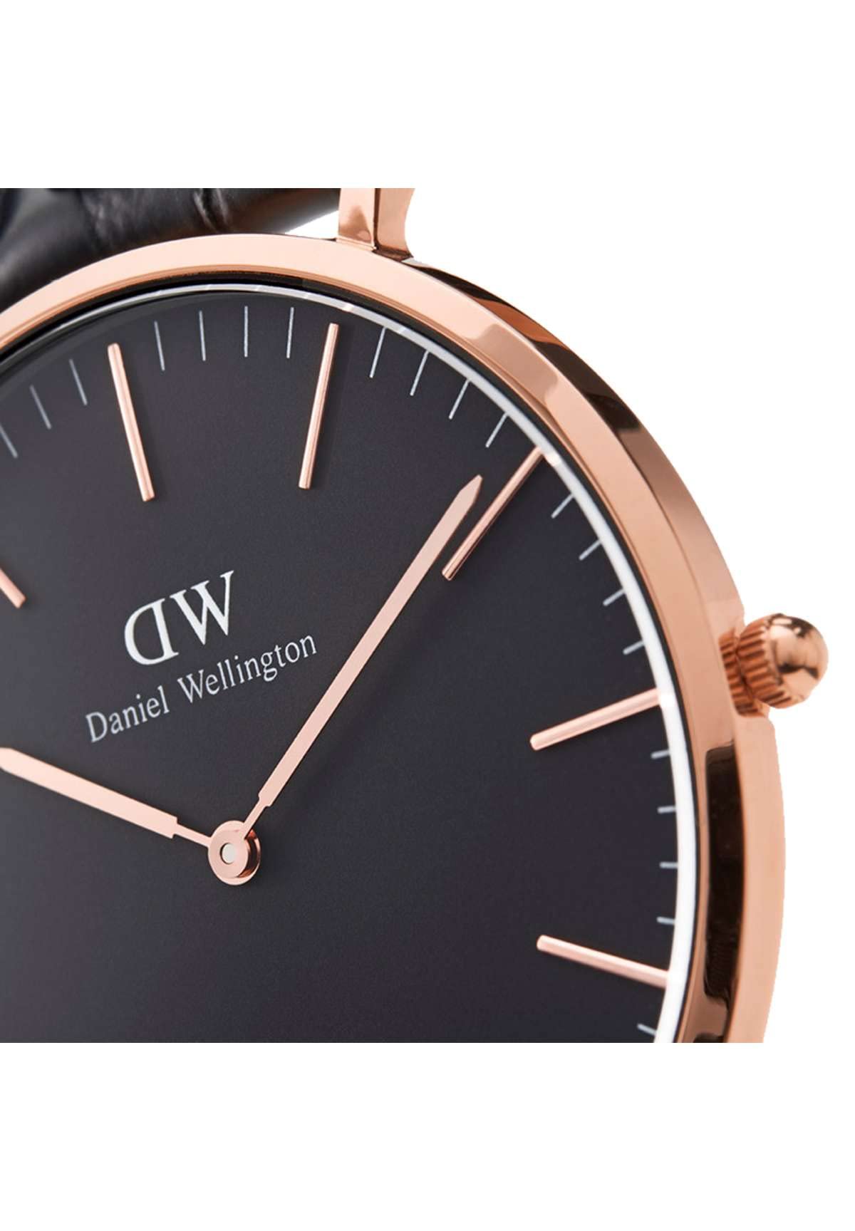 Daniel Wellington Classic Cornwall 40mm Men's Watch, DW Classic Fabric (Polyester) Rose Gold Watch for Men