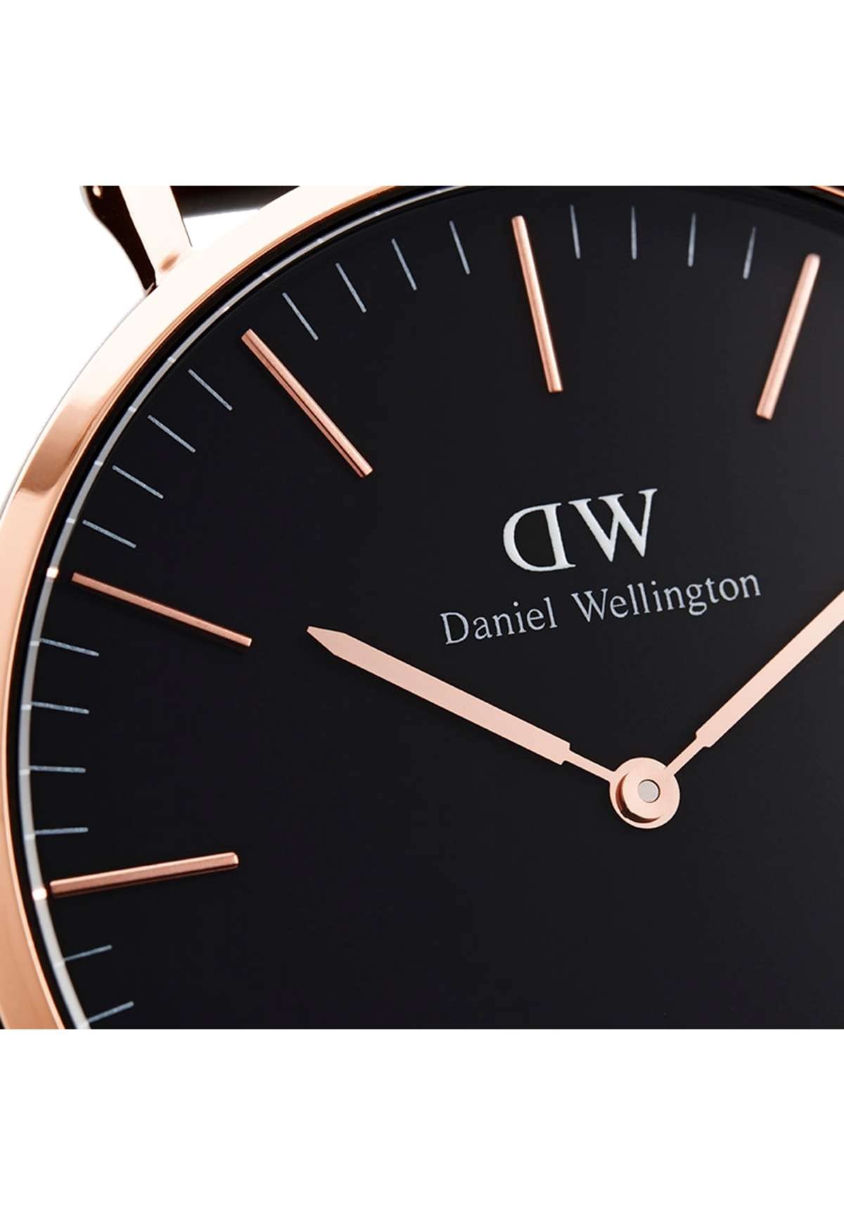 Daniel Wellington Classic Cornwall 40mm Men's Watch, DW Classic Fabric (Polyester) Rose Gold Watch for Men