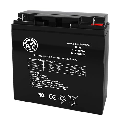 AJC Battery Compatible with Stanley J5C09 500 Amp 12V 18Ah Jump Starter Battery