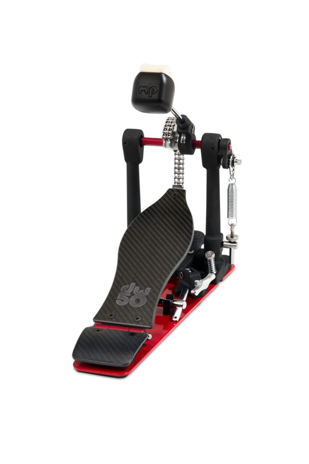 DW 50th Anniversary Limited Edition Carbon Fiber 5000 Single Kick Pedal