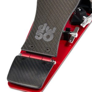 DW 50th Anniversary Limited Edition Carbon Fiber 5000 Single Kick Pedal