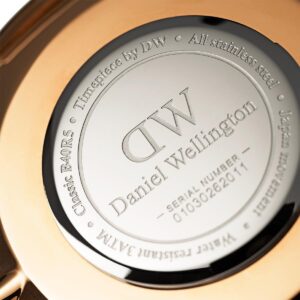Daniel Wellington Classic Sheffield 40mm Men's Watch, DW Classic Leather Rose Gold Watch for Men