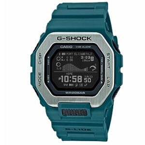 Casio G-Shock G-Lide Teal Resin Surf Watch GBX100-2