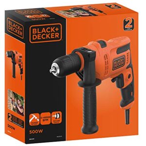 Black & Decker BEH200-QS BEH200-QS-Taladro Percutor 500W