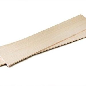 Dancing Wings Hobby AAA+ Balsa Wood Sheet Special for RC Airplane and Boat Model DIY Balsa Wood Sheet Pieces 1.5mm (Thickness) 500mm(Long) 100(Wide) mm (LS-QM-10-002)