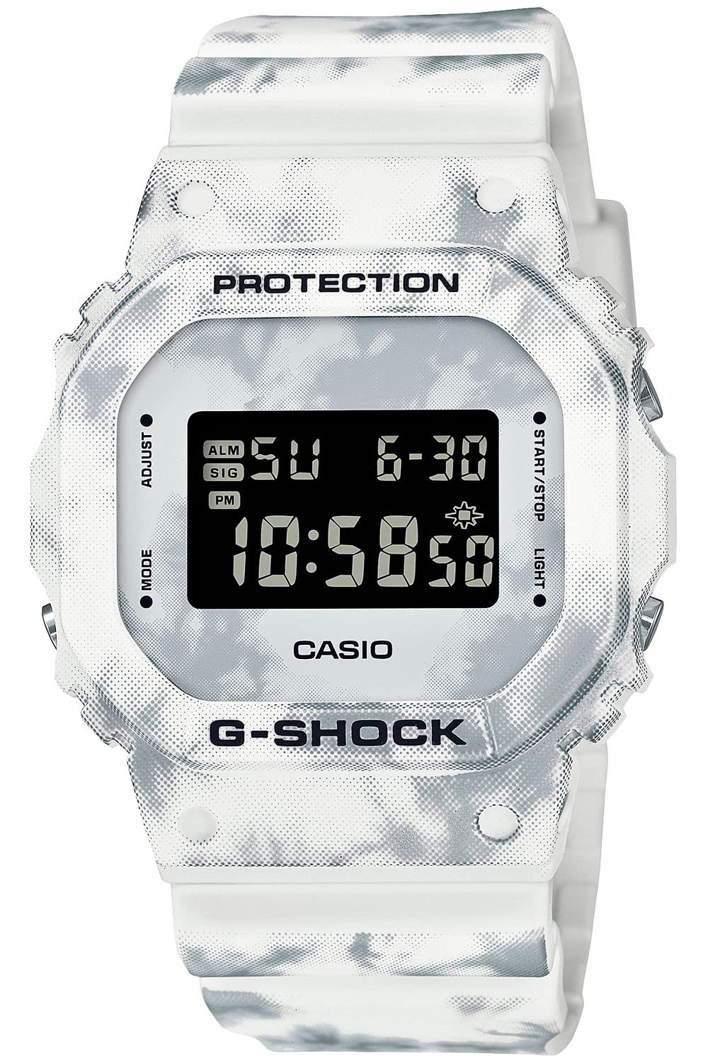 Casio DW-5600GC-7JF Men's Watch, White