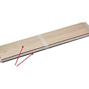 Dancing Wings Hobby AAA+ Balsa Wood Sheet Special for RC Airplane and Boat Model DIY Balsa Wood Sheet Pieces 500mm(Long) 100(Wide) mm and 8.0mm (Thickness) (LS-QM-02-008)