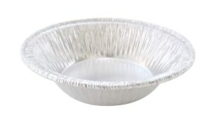 kitchendance disposable aluminum tart pan - 3" round aluminum foil pans for restaurants, bakeries - baking pan perfect for baking, storing, and preparing food - a90, pack of 500