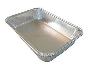 d&w fiine pack wilkinson d96 small 12 oz. oblong smooth-wall casserole aluminum foil pan 50/pk (pack of 50)