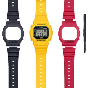 CASIO G-Shock DWE-5600R-9JR [DW-5600 Revival Color Bezel Band Set] Watch Shipped from Japan