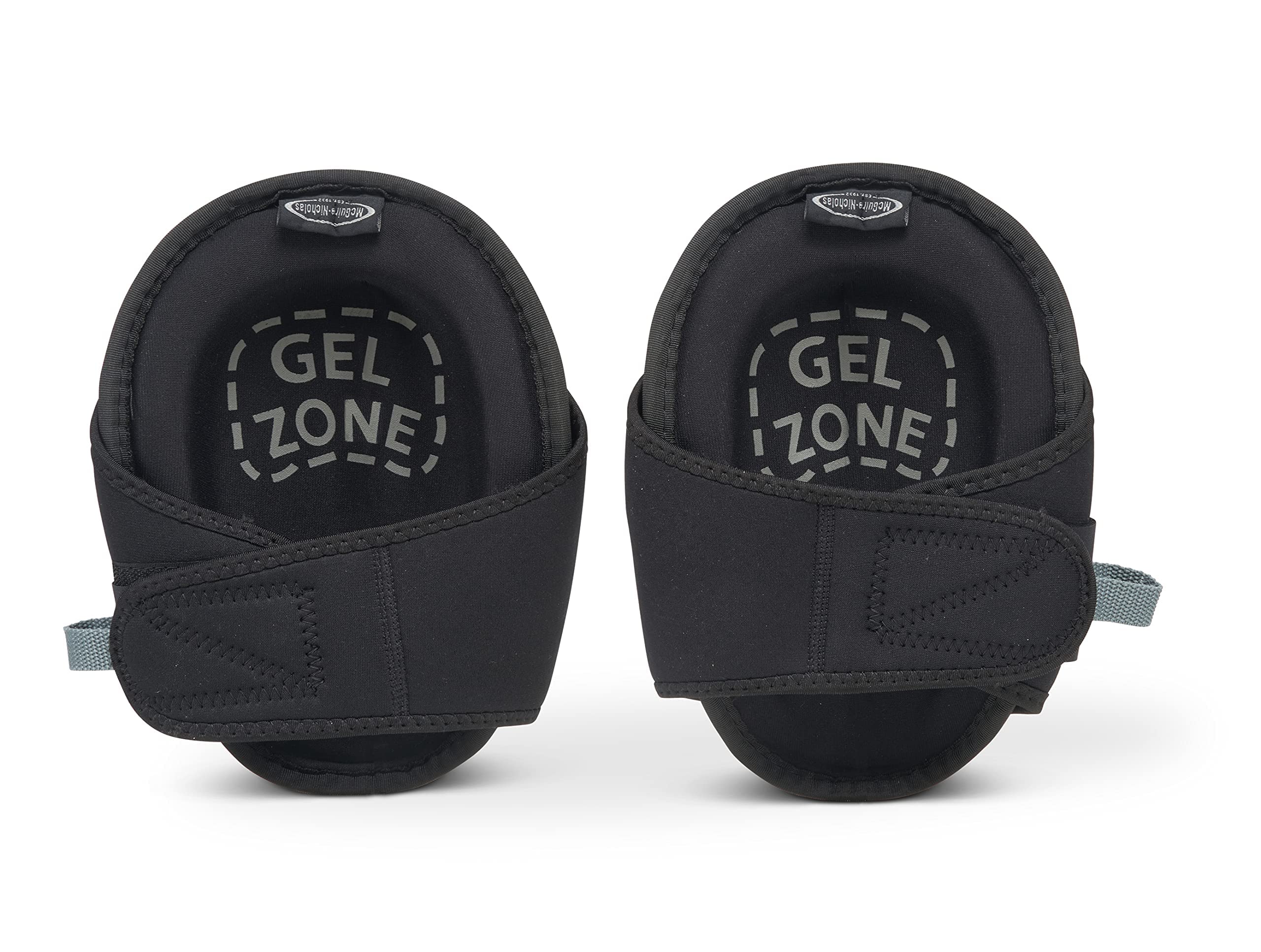 McGuire-Nicholas, Gel Lite Pro Flooring Knee Pads, Gel Knee Pads, Navy/Black, 22382-1 22382 & AWP Low-Profile Fabric Cap Work Knee Pads | Non-Marring Non-Scratching All-Day Comfort Knee Pads