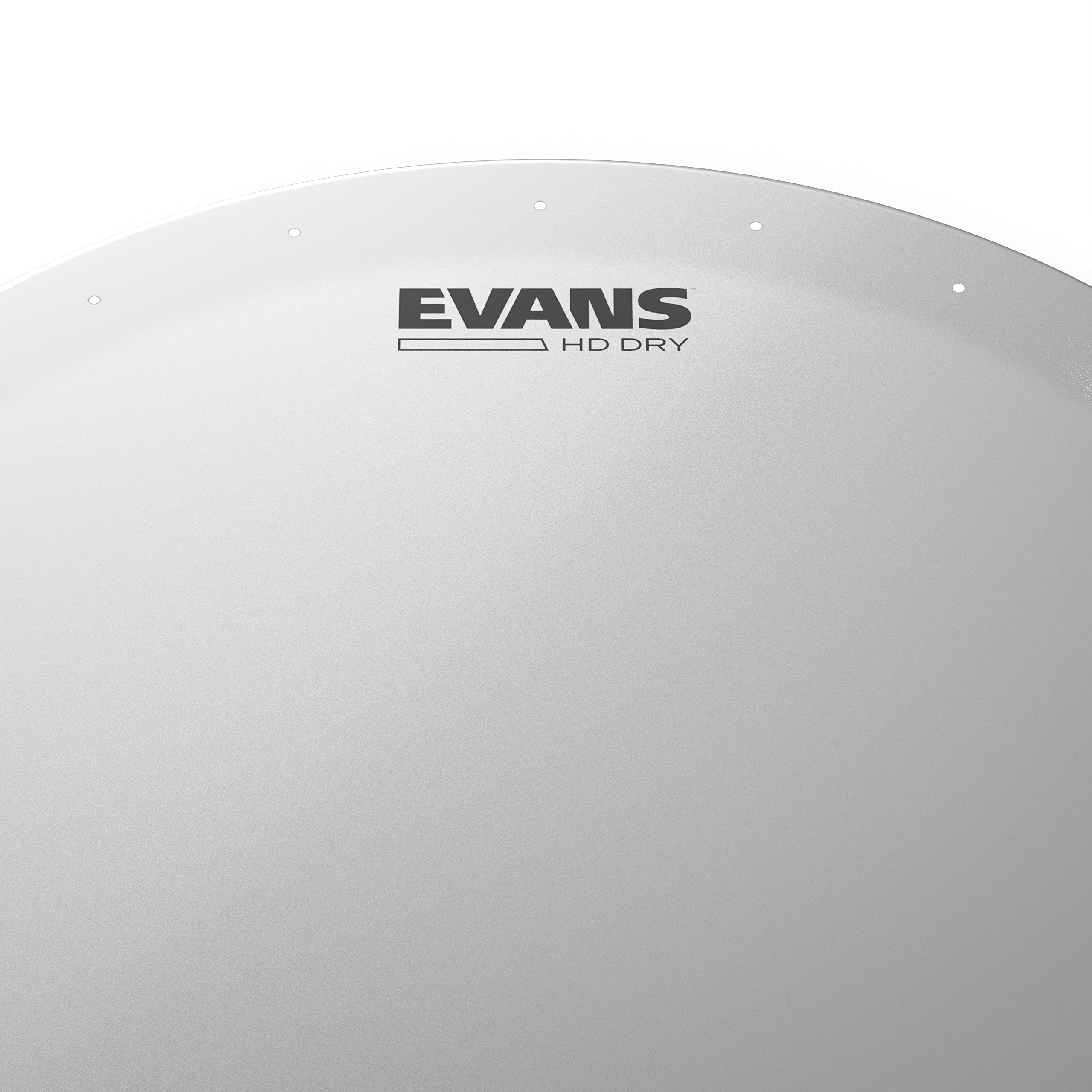 Evans Genera HD Dry Snare Drum Head - 14 Snare Drum Head - Featuring Vent Holes to Control Sustain & Tighten Sound - Overtone Control - Coated with 2 Plies - 14 Inch