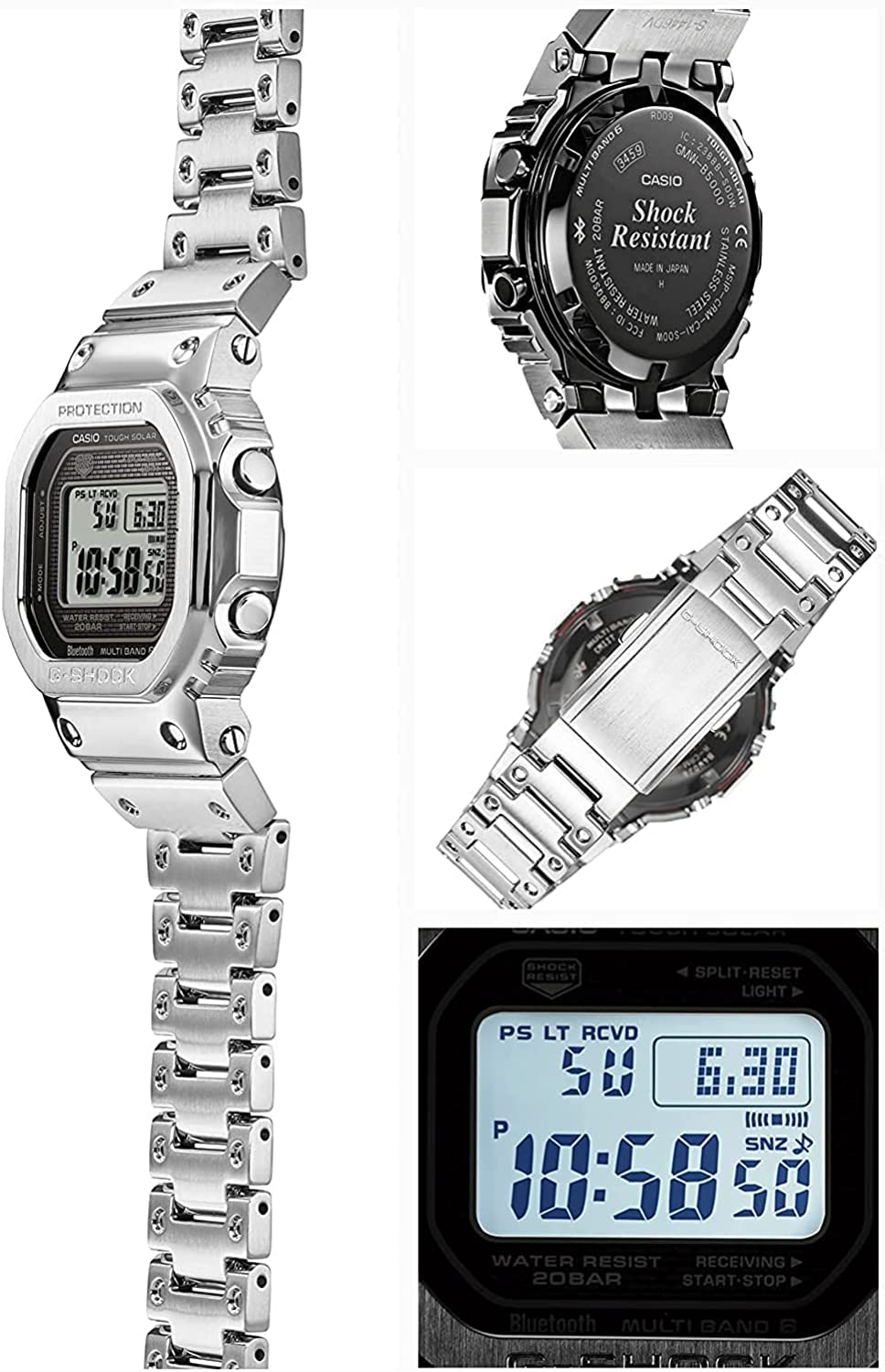 CASIO G-SHOCK Connected GMW-B5000D-1JF Radio Solar Watch (Japan Domestic Genuine Product)