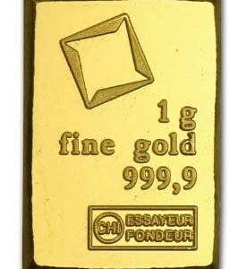 Valcambi 1gram Combibar .999 Fine Gold Bar