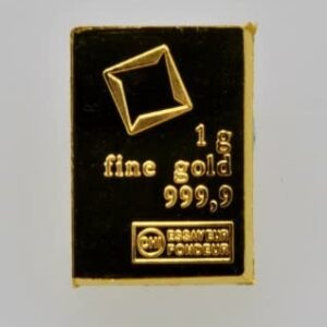 Valcambi 1gram Combibar .999 Fine Gold Bar