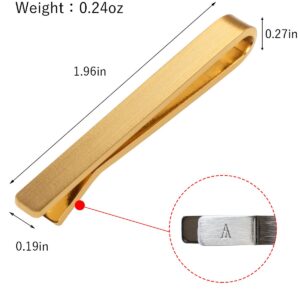 [TAVARAT] Tie Clip Tie Clips for Men Gold made in japan Tie Bar Tie Pin Tps-014-gd (gold)