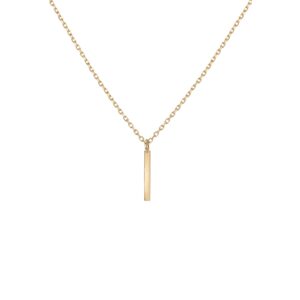 Aghfacy Dainty Bar Necklace for Women | Cute Bar Pendant Choker | Bar Necklace Gold | Tiny Bar Pendant Necklaces | Layered Bar Necklace