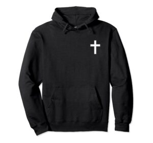 christian cross crucifix latin cross traditional classic pullover hoodie