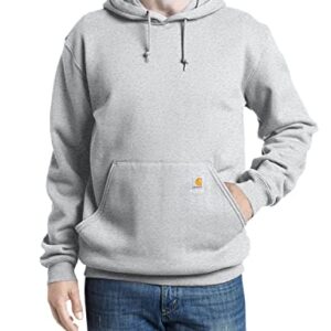 Carhartt Men's Loose Fit Midweight Sweatshirt, Heather Grey, Large Tall