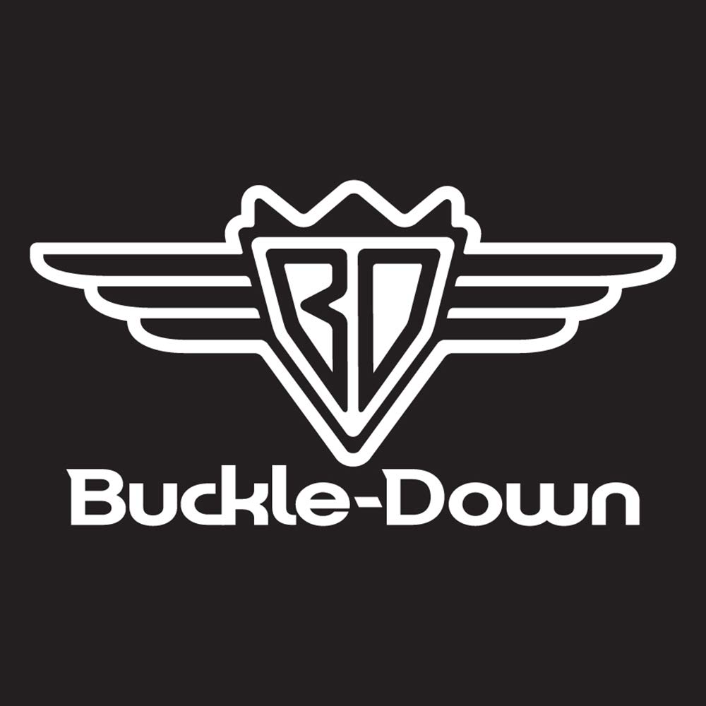 Buckle-Down Men's Disney Wallet, Bifold, Kingdom Hearts II Logo Blues Silvers, Vegan Leather, 4.0" x 3.5"
