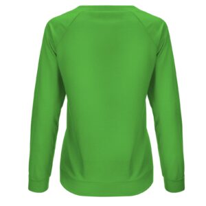 ZDRZK lightning deals of today zip up hoodies for women oversized Sweatshirt For Women Trendy 2023 Casual Solid Color Basic Pullover Tops Long Sleeve Crewneck Sweatshirts Regular Fit Green M