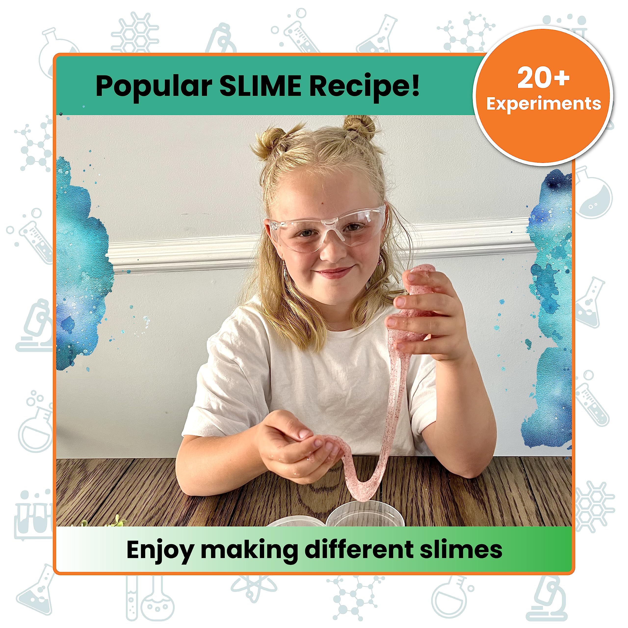 Butterfly Edufields Science Experiment & 20+ Chemistry Lab Kit for kids Ages 4-5-7-8-10 | STEM Toy gift & Fun Educational Projects for boys and girls ages 4+ yrs