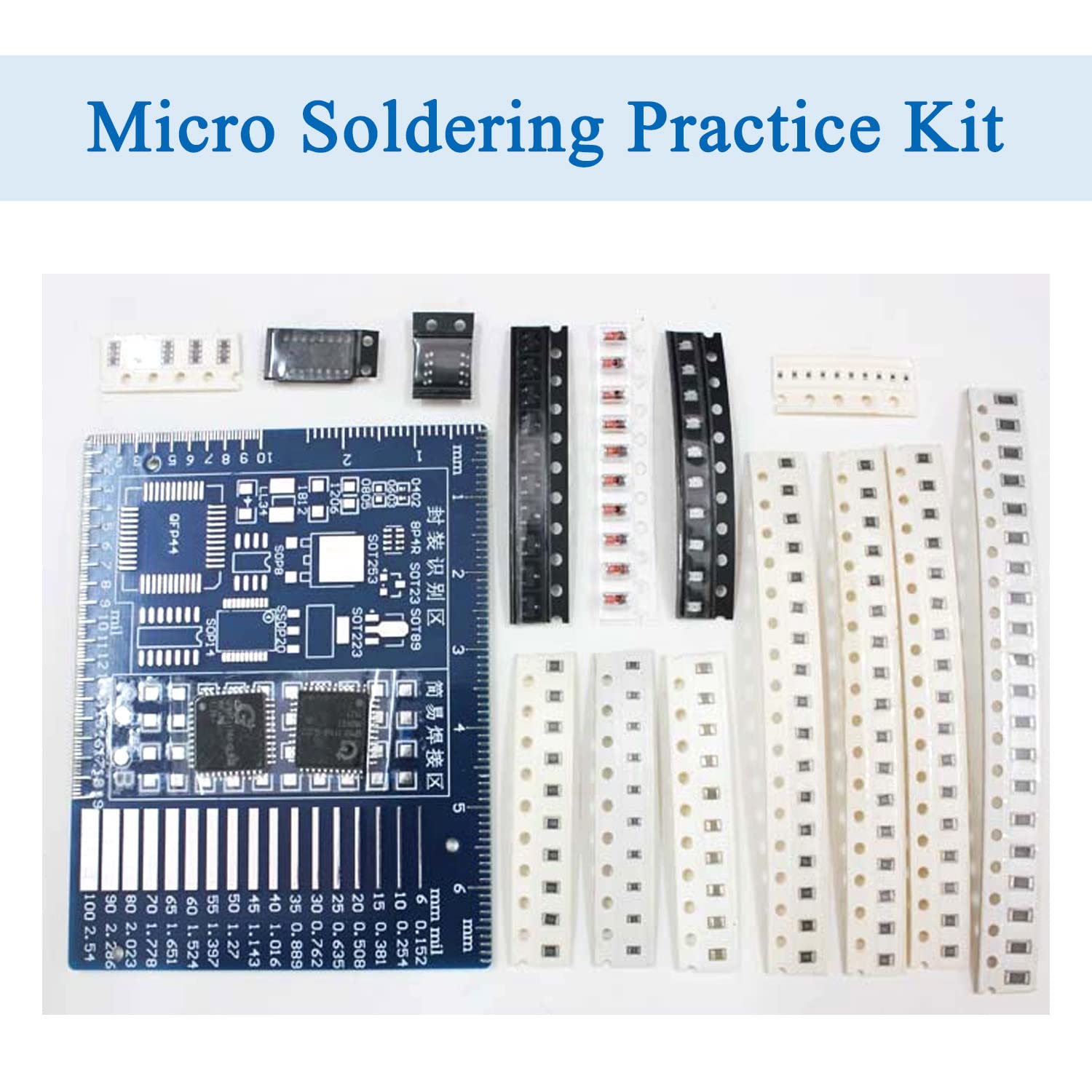 4PCS ISolderStore Electronic DIY Kits SMD Kit Soldering Practice Kit DIY Soldering Project for Teens Kids Adults Thanksgiving Xmas Gift