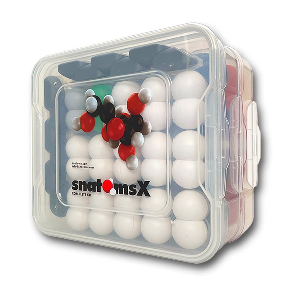 Snatoms X by Veritasium - The Ultimate Magnetic Molecular Modeling Set | v2.0 Stronger Magnets | Engaging Science Education Kit for STEM Learning | Intro to Atoms, Molecules, Bonding, Chemistry