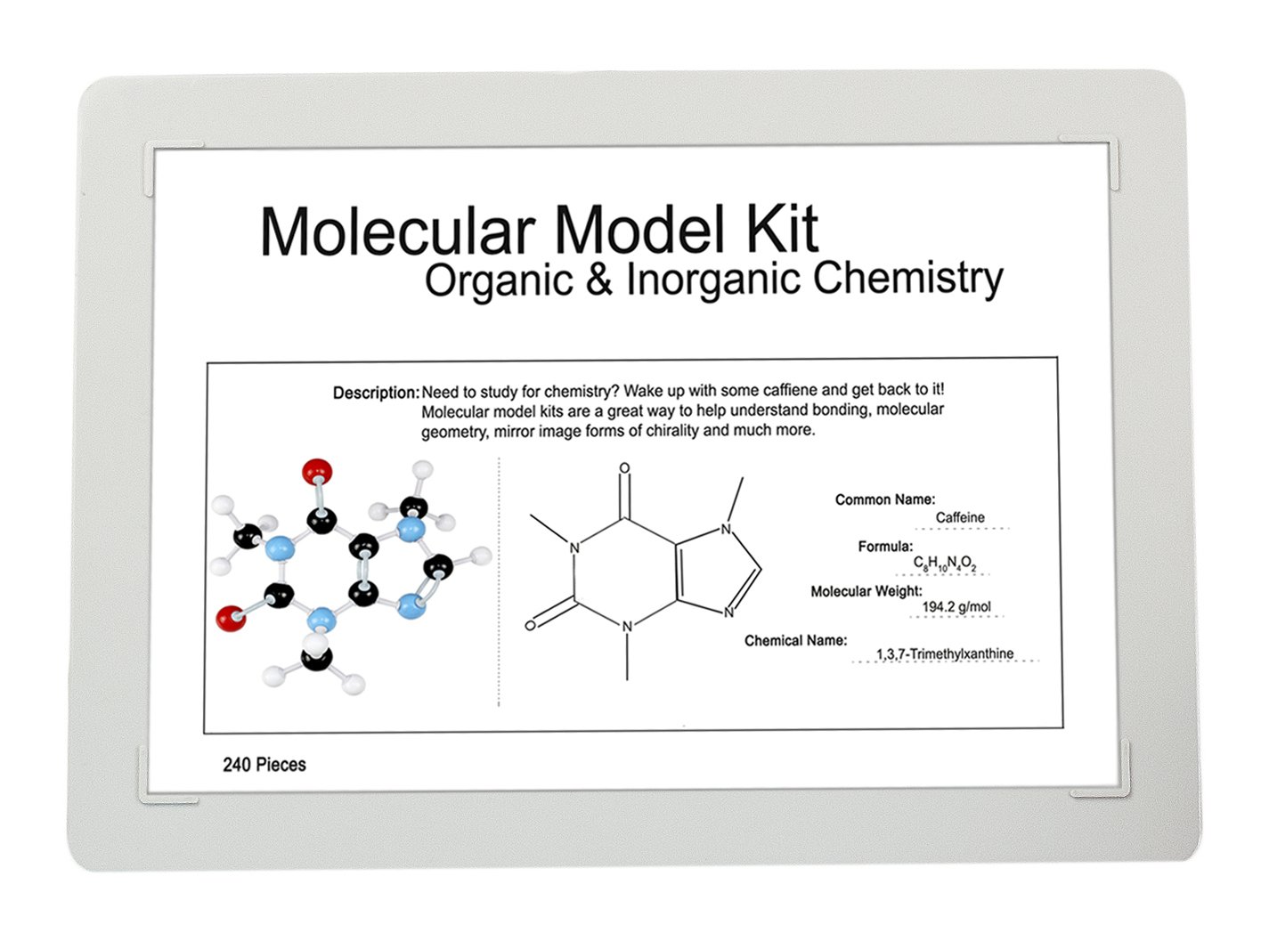 Parco Scientific PCM008 240PCs Molecular Model Kit