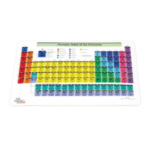 hand2mind Connecting Color Tiles Periodic Table For Kids Ages 10-13, Learn About Elements And Chemistry At Home, Tiles Have Atomic Number, Symbol, Weight, And Electron, Homeschool Supplies (163 Tiles)