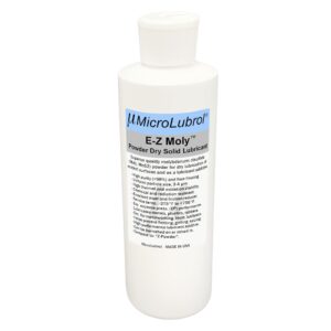 microlubrol e-z moly powder dry lubricant, 2 oz (57 gm), 100% molybdenum disulfide, mil-m-7866, made in usa, compare to z powder