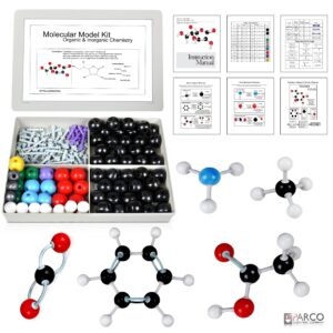 parco scientific pcm002 126 pcs - molecular model kit