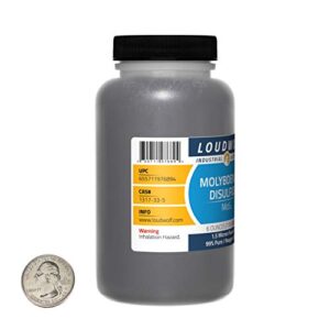 Molybdenum Disulfide / 6 Ounce Bottle / 99% Pure Reagent Grade / 1.5 Micron Powder