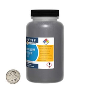 Molybdenum Disulfide / 6 Ounce Bottle / 99% Pure Reagent Grade / 1.5 Micron Powder
