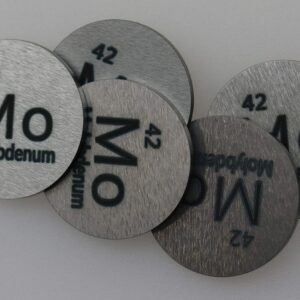 Molybdenum (Mo) 24.26mm Metal Disc 99.95% Pure for Collection or Experiments