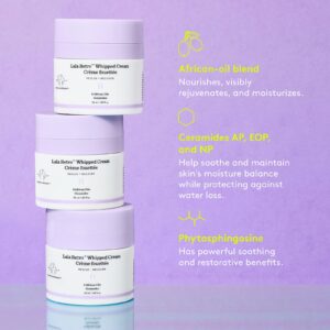 Drunk Elephant Lala Retro Whipped Cream. Replenishing Moisturizer for Skin Protection and Rejuvenation (15 mL / 0.5 Fl Oz)