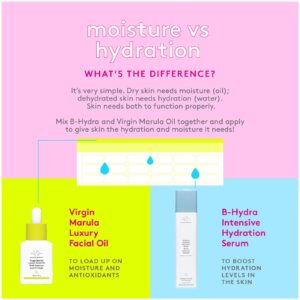 Drunk Elephant Full Sized Moisture Duo - Hydrating and Moisturizing Duo with B-Hydra Intensive Hydration Gel (50 mL / 1.69 Fl Oz) and Virgin Marula Luxury Facial Oil (30 mL / 1 Fl Oz)