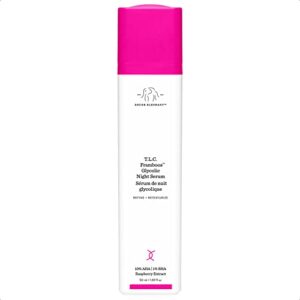 drunk elephant t.l.c. framboos glycolic night serum - skin care brightening night serum. repackaging (50 ml / 1.69 fl oz)