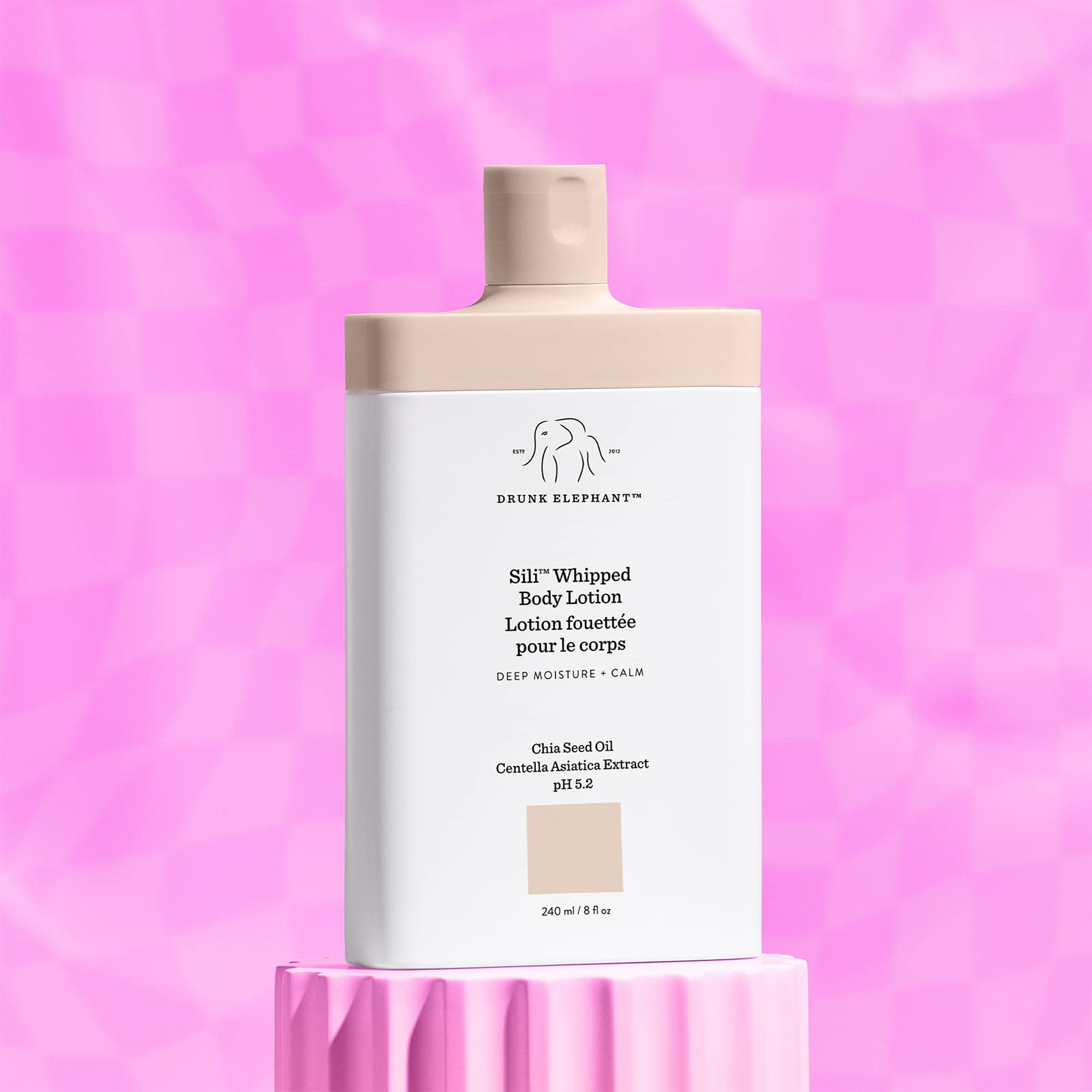 Drunk Elephant Sili Whipped Body Lotion. Deeply Moisturizes, Replenishes, and Soothes (240 mL / 8 Fl Oz)