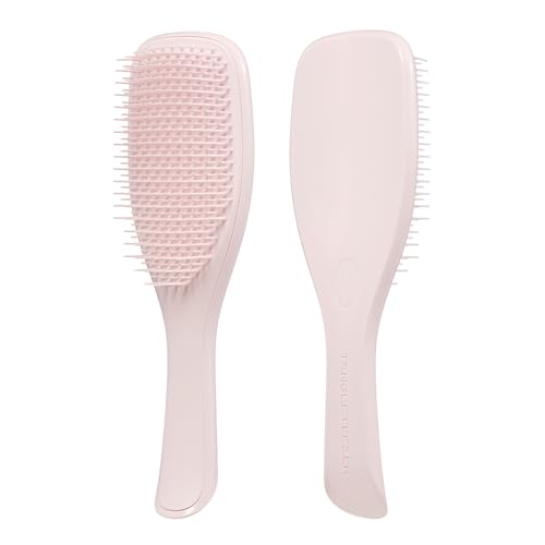 Tangle Teezer The Ultimate Detangler Plant Brush, Dry and Wet Hair Brush Detangler for All Hair Types, Marshmallow Pink