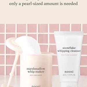 Nooni 2-in-1 Much Needed Facial Cleansing Kit - Whip Maker & Face Cleanser | Gift, Gift set, Foam Maker, Remove Impurities, Daily Routine, for All Skin Types